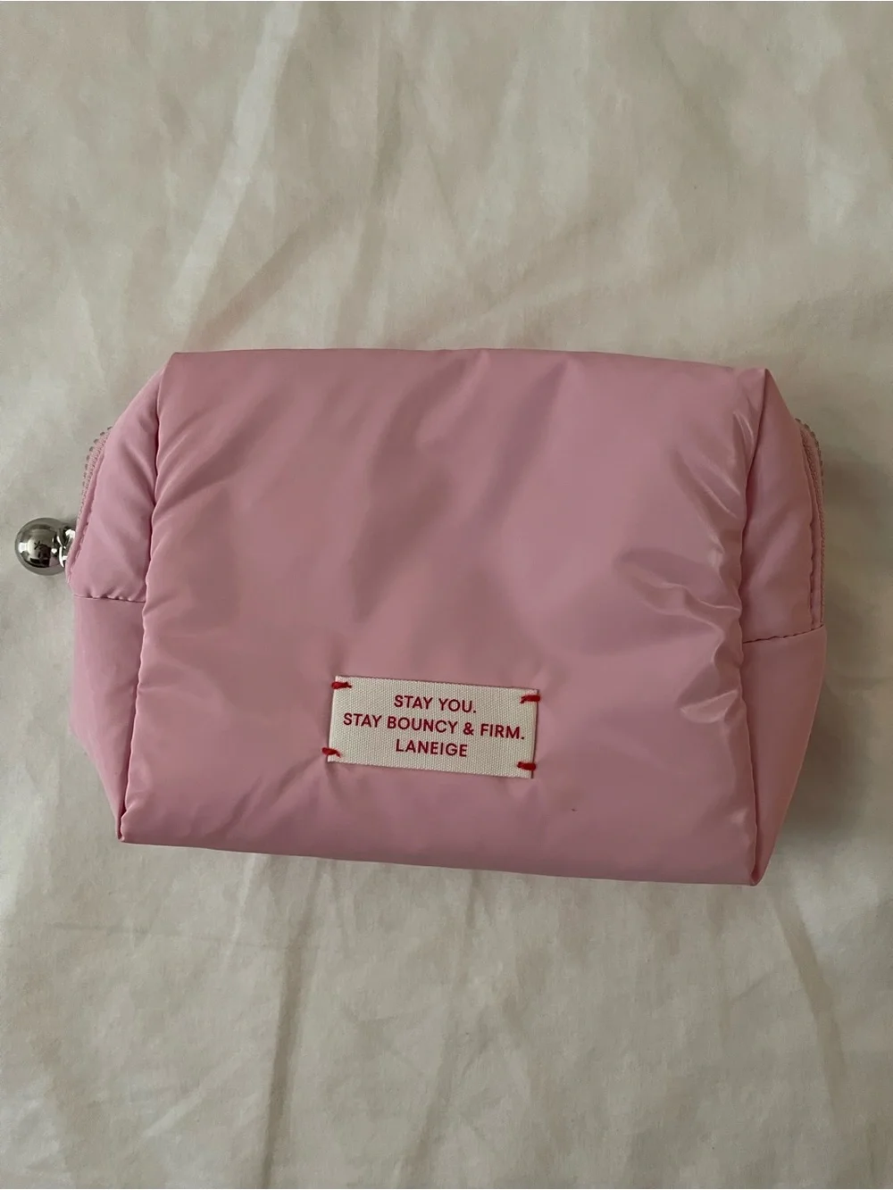 Laneige Pink Cosmetic Pouch
